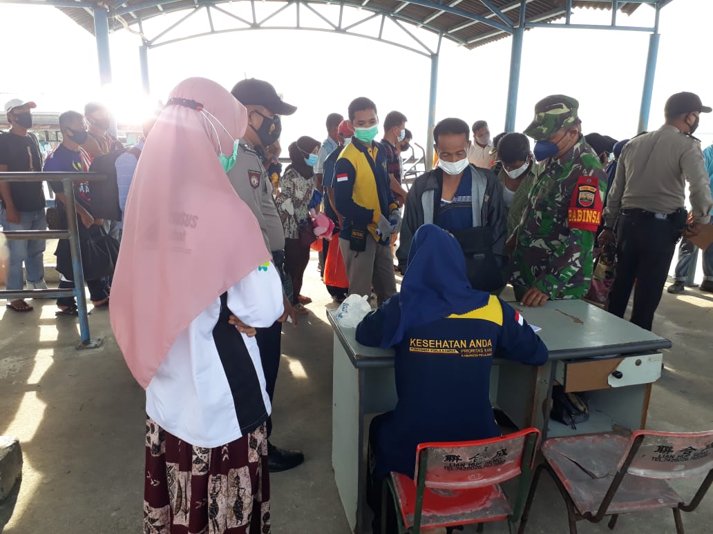 Polsek Kuala Kampar Terus Awasi Penerapan Protokol Kesehatan