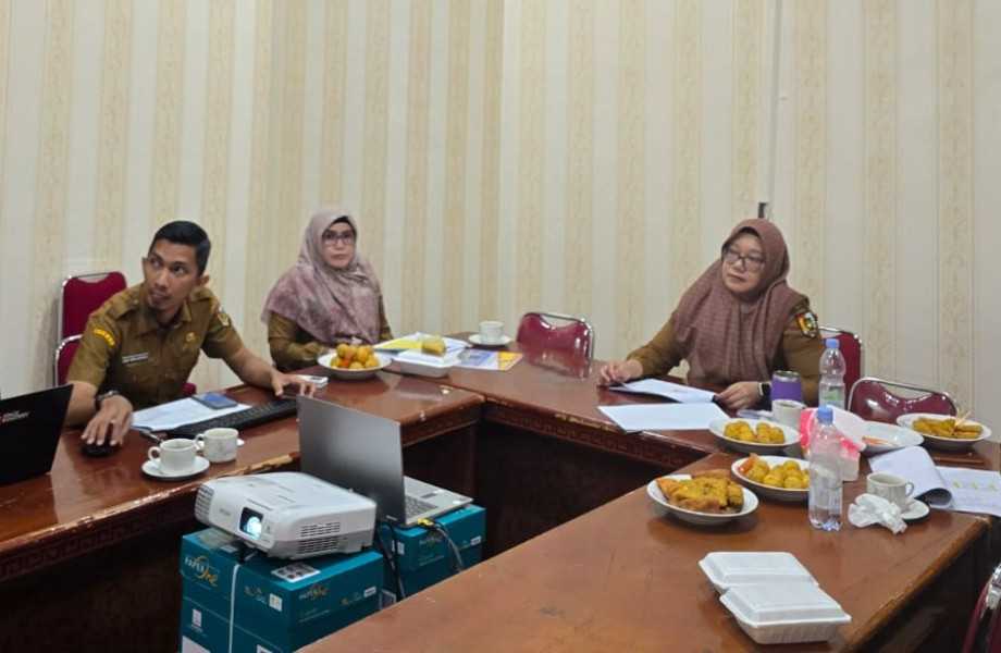 Tindak Lanjut Aksi SPI , Kabid Aset BPKAD Pekanbaru Ikuti MCP Melalui Zoom Meeting