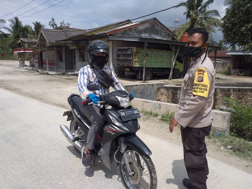 Lindungi Warga, Polsubsektor Pelalawan Gencar Gelar Operasi Yustisi