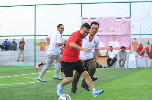 Semarak HUT RI dan Riau, Pemko Pekanbaru Gelar Kejuaraan Futsal Antar OPD
