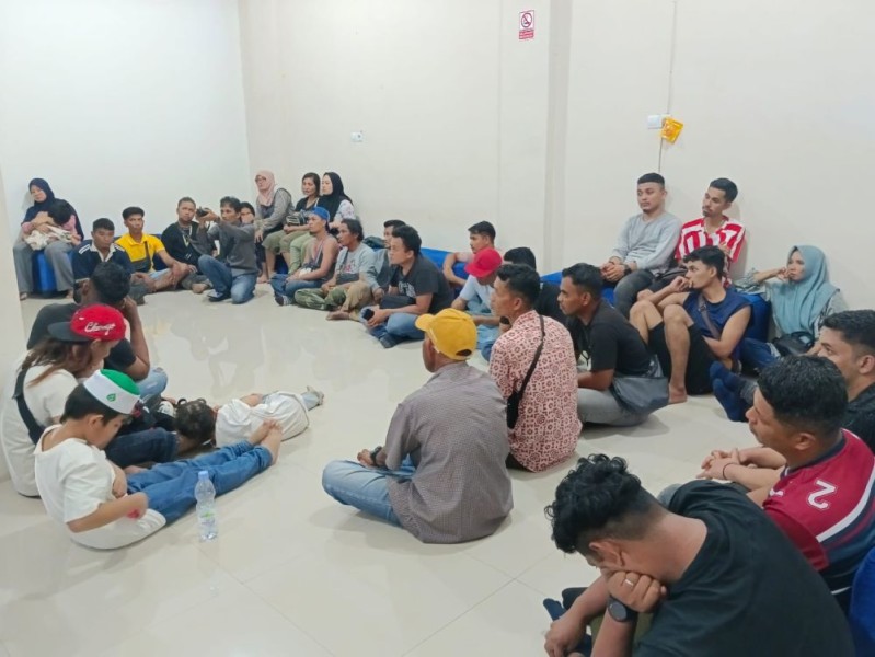 Polisi Dumai Amankan 37 PMI Ilegal dan 1 Warga Bangladesh