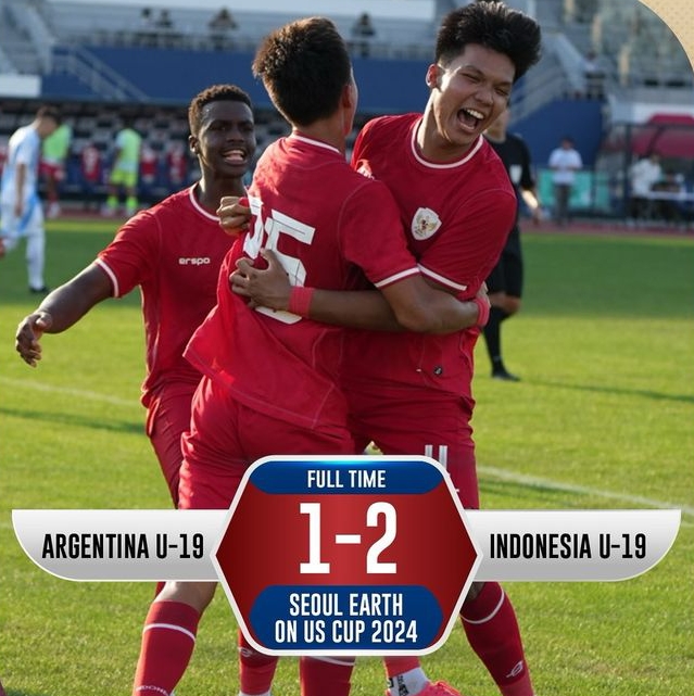 Seoul On Earth Us Cup 2024: Argentina Menyerah dari Timnas Indonesia dengan Skor 1-2