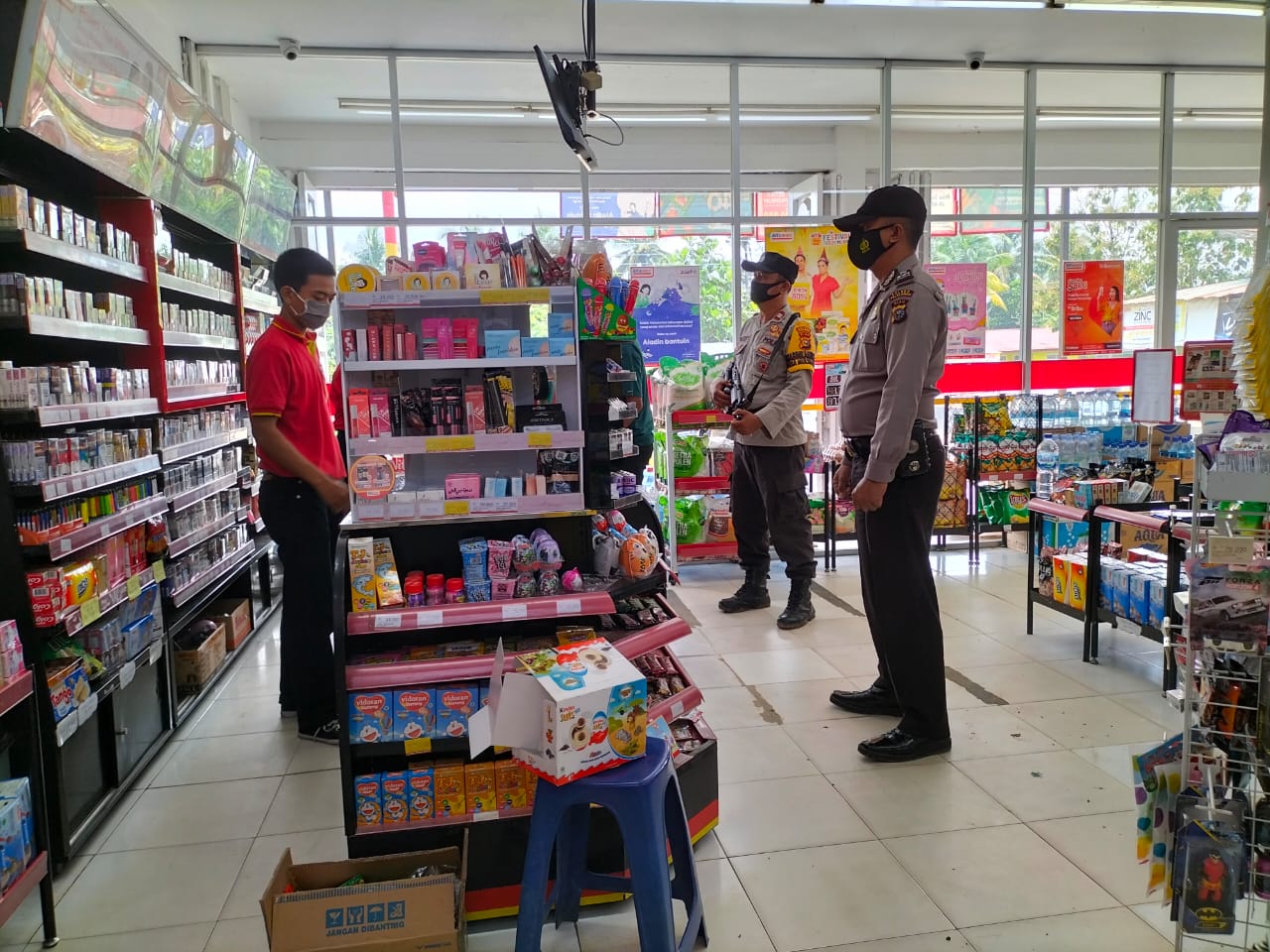 Tekan Kriminalitas, Polsek Pangkalan Lesung Gelar Patroli