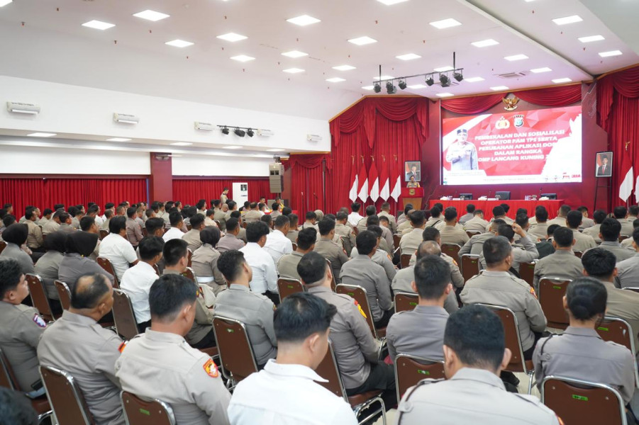 Polda Riau Gelar Pembekalan Operator PAM TPS dan Aplikasi Doors