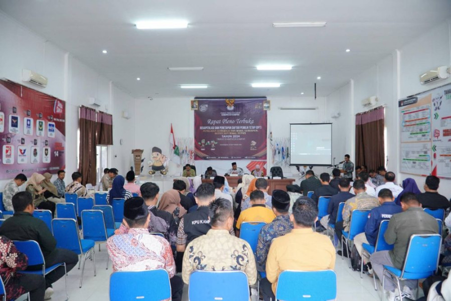 601.561 Warga Kampar Siap Berpartisipasi dalam Pilkada Serentak 2024
