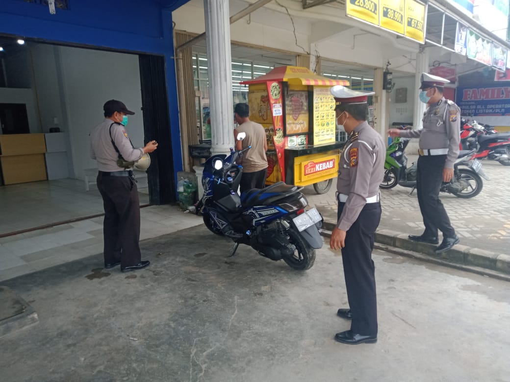 Operasi Yustisi, Polsek Pangkalan Kuras Temukan 2 Pelanggar Prokes