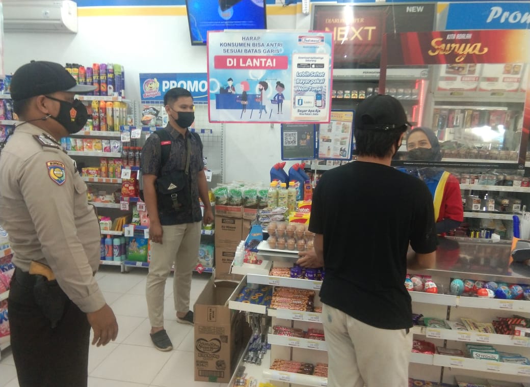 Polsek Kerumutan Beri Imbauan Kamtibmas dan Prokes di Wilkum