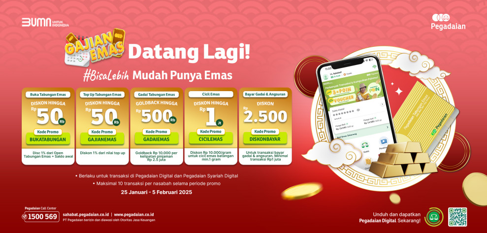 Di Mana Lagi Gadai Emas Bisa Dapat Goldback? Ya di Pegadaian Aja!