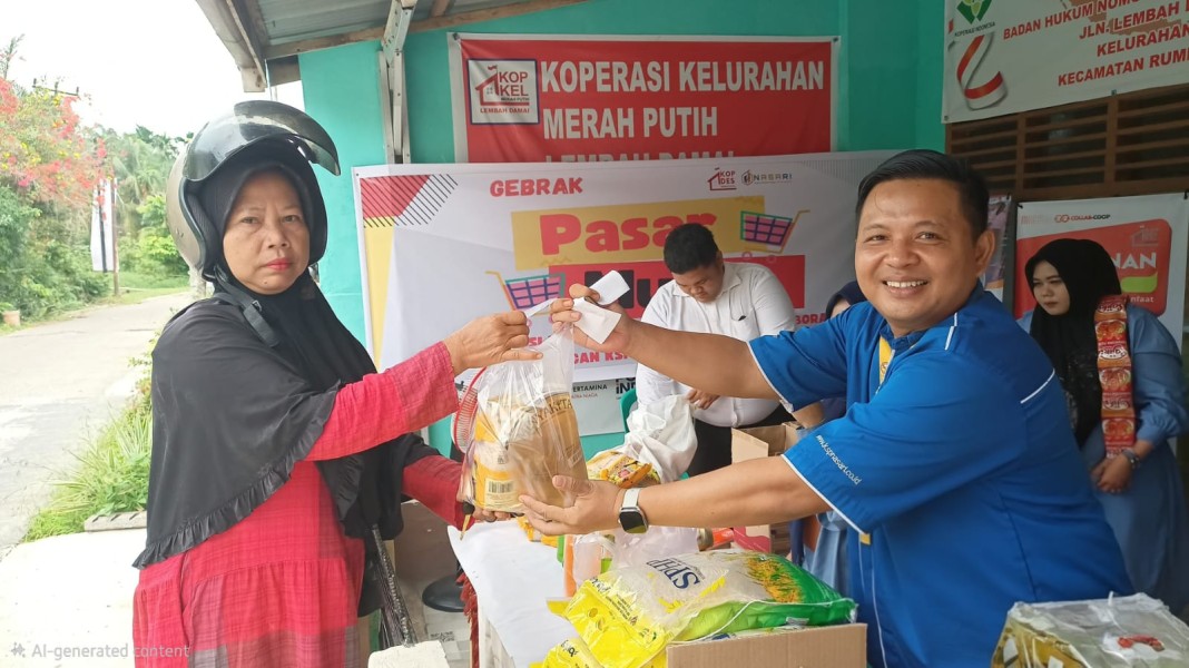 Gebrak Pangan Bulan Ramadan, KSP Nasari Berikan Modal Bagi KKMP Lembah Damai