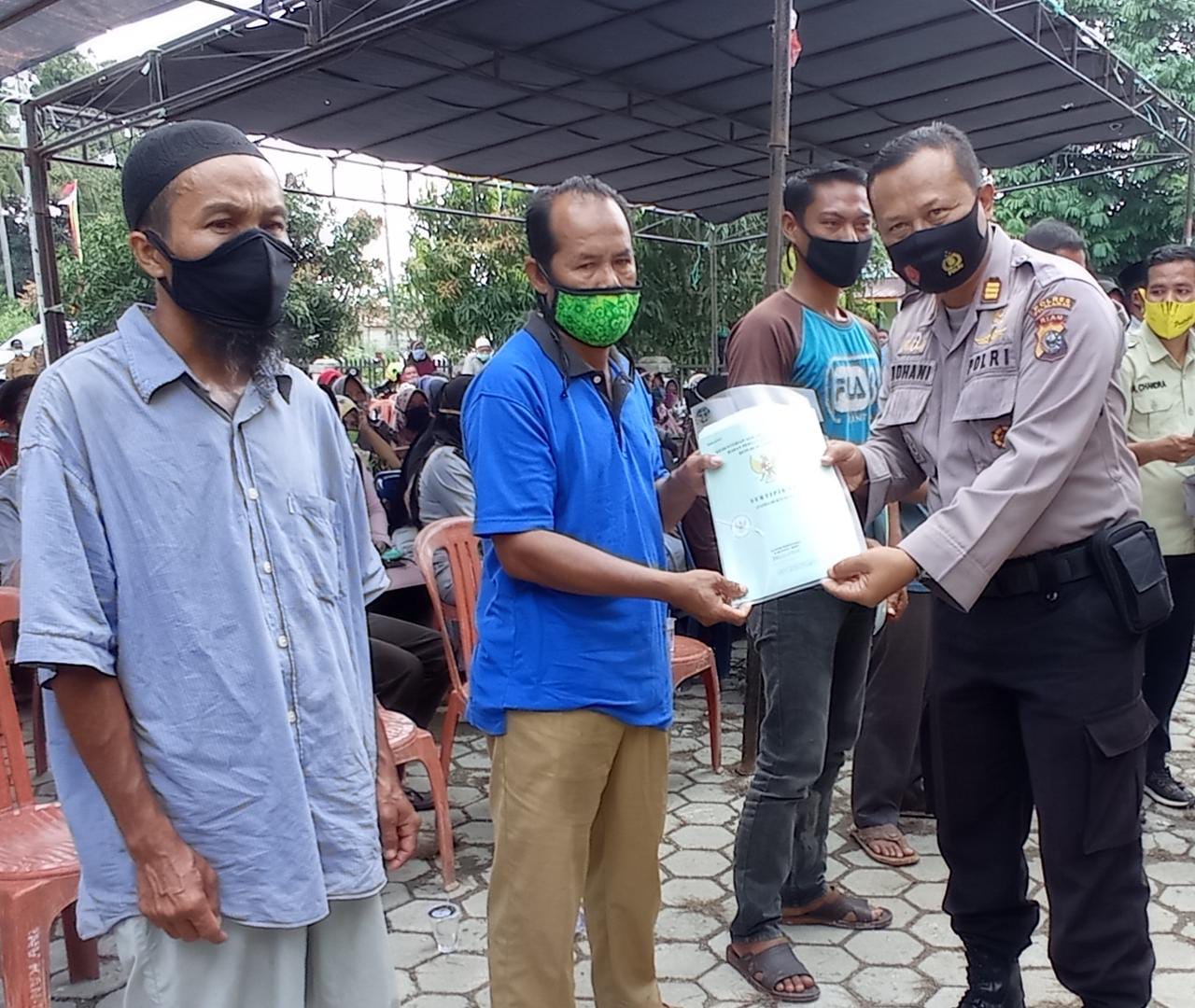 Kapolsek Bunut Hadiri Acara Penyerahan Simbolis Program TORA