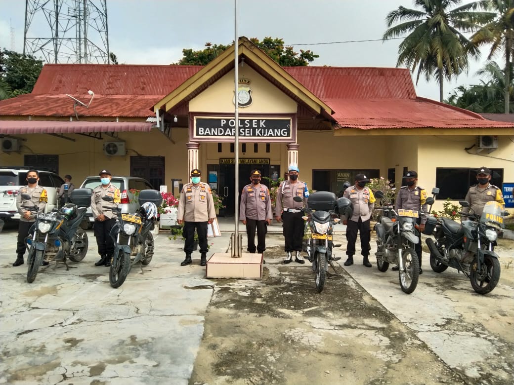 Polsek Bandar Sei Kijang Lakukan Cek Kendaraan Dinas