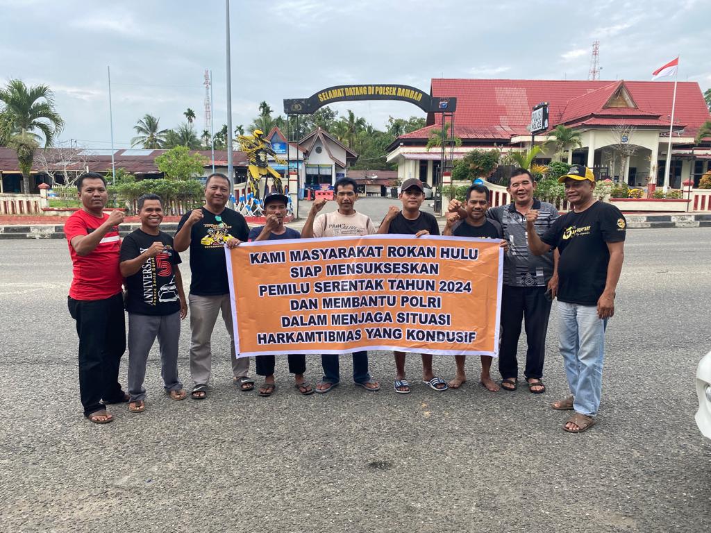 Ciptakan Situasi Kamtibmas, Dit Intelkam Polda Riau Silaturahmi dengan Masyarakat