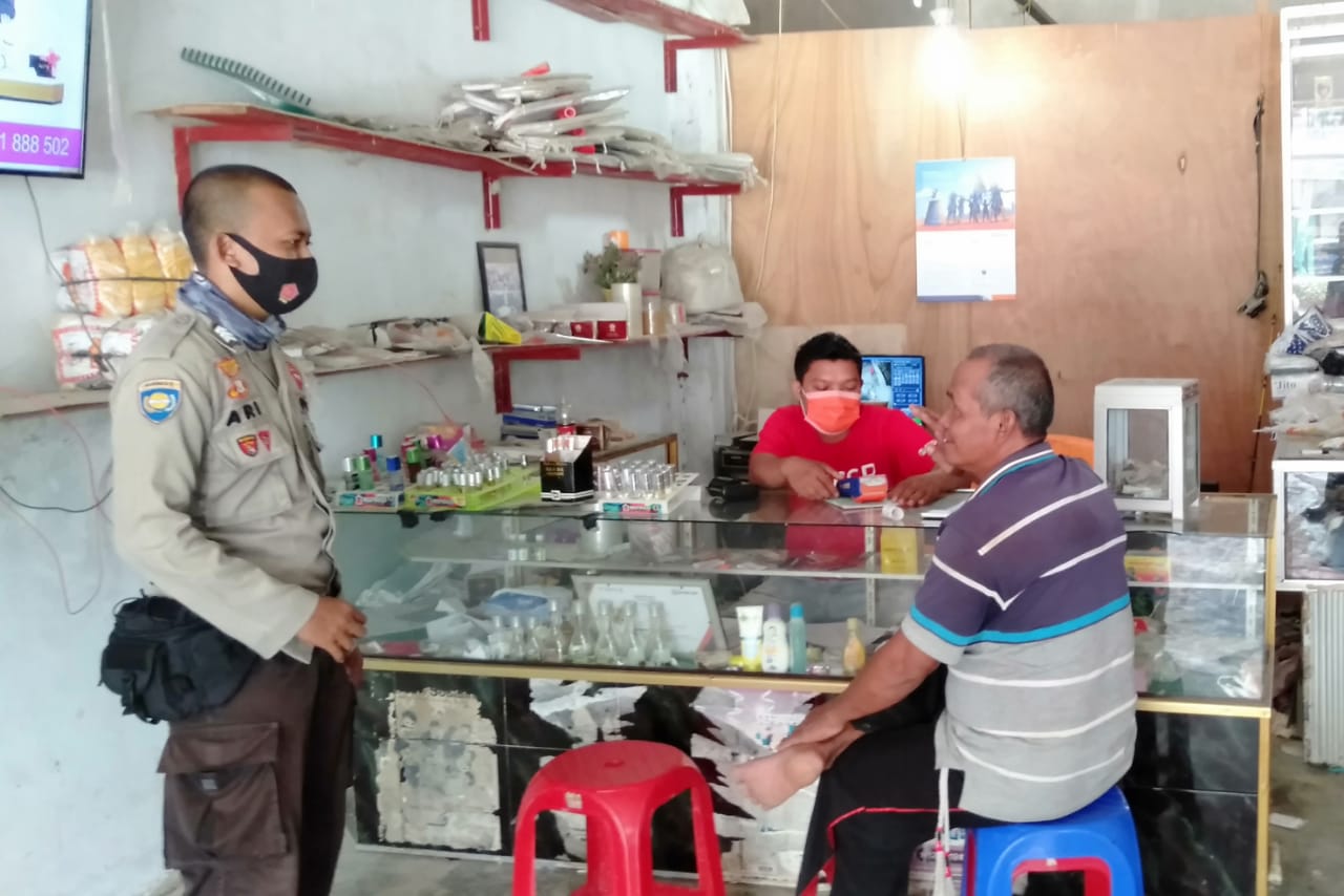 Polsek Langgam Laksanakan Pencegahan C3 dan Covid-19 di Desa Segati