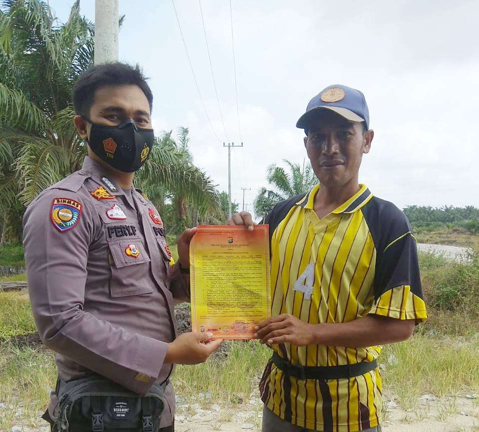 Dukung Program 100 Hari Kapolri, Polsek Pangkalan Kerinci Patroli