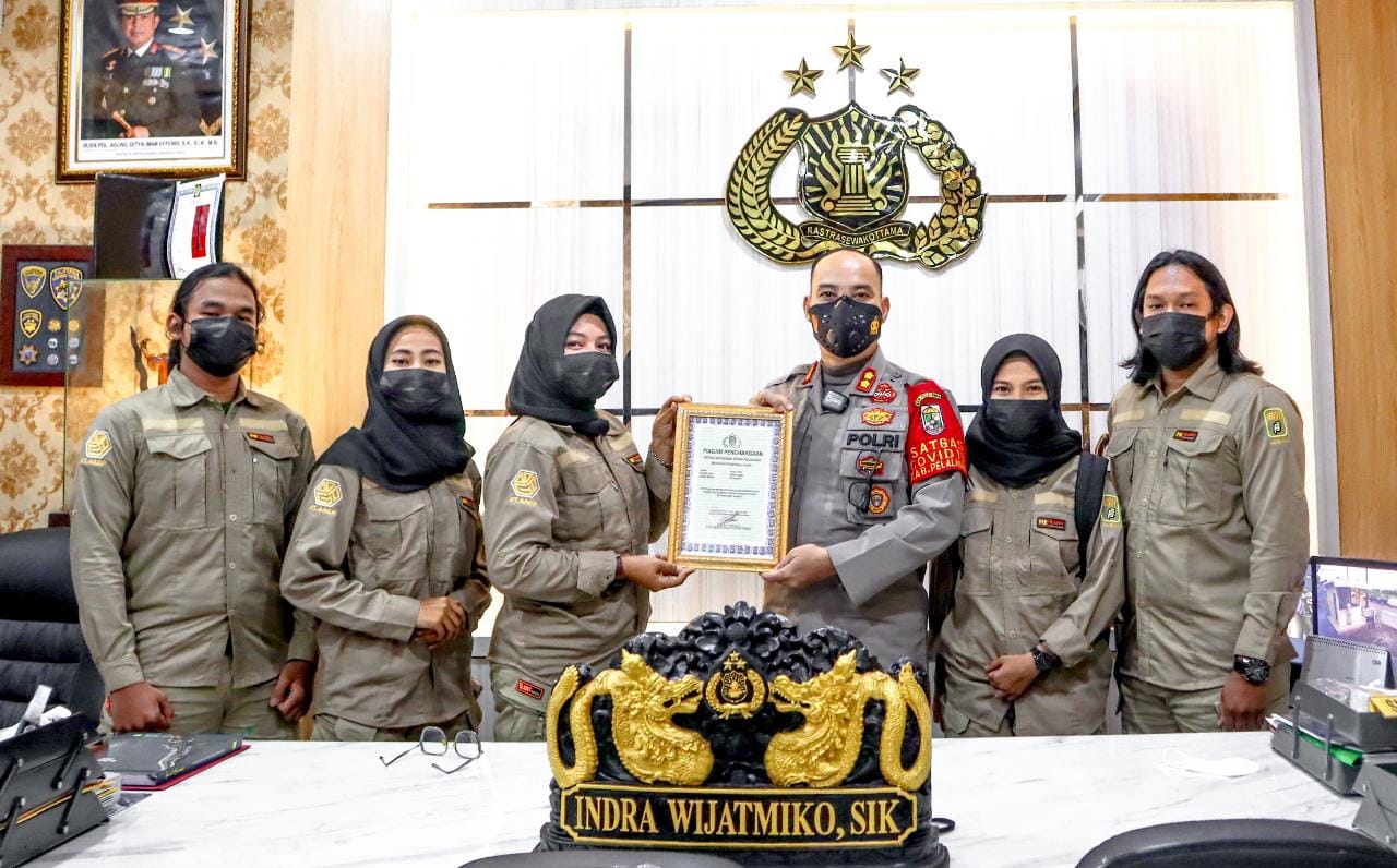F3 Agency Media Partner Terima Penghargaan dari Polres Pelalawan