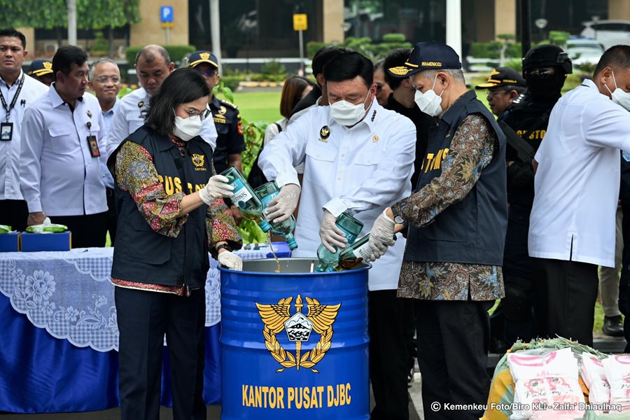 Sri Mulyani: Penindakan Bea Cukai Selamatkan Negara Rugi Rp3,9 Triliun