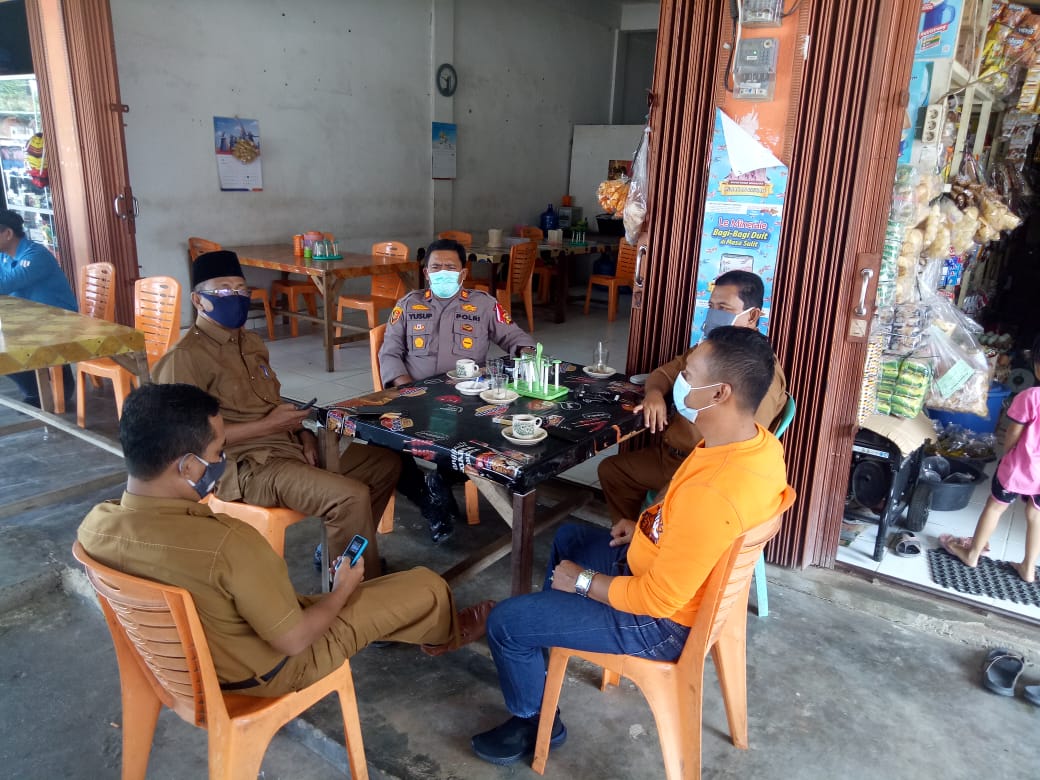 Kapolsek Bandar Sei Kijang Diskusi Saat Coffe Morning