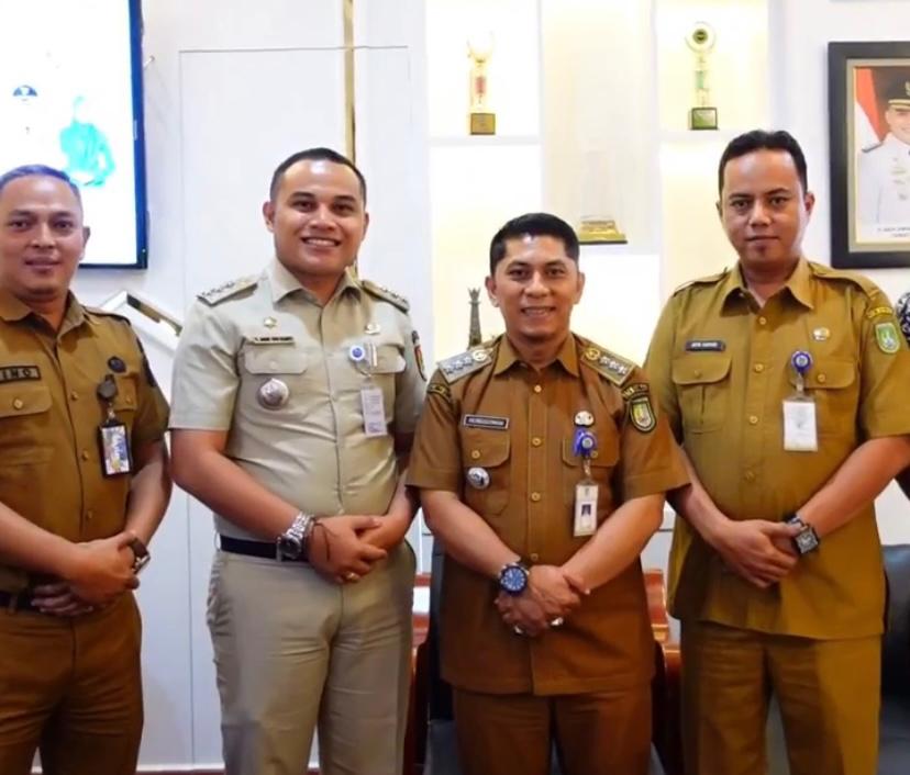 Kunker di Kecamatan Bukitraya,  Camat Sungai Sembilan Apresiasi Pelayanan untuk Masyarakat