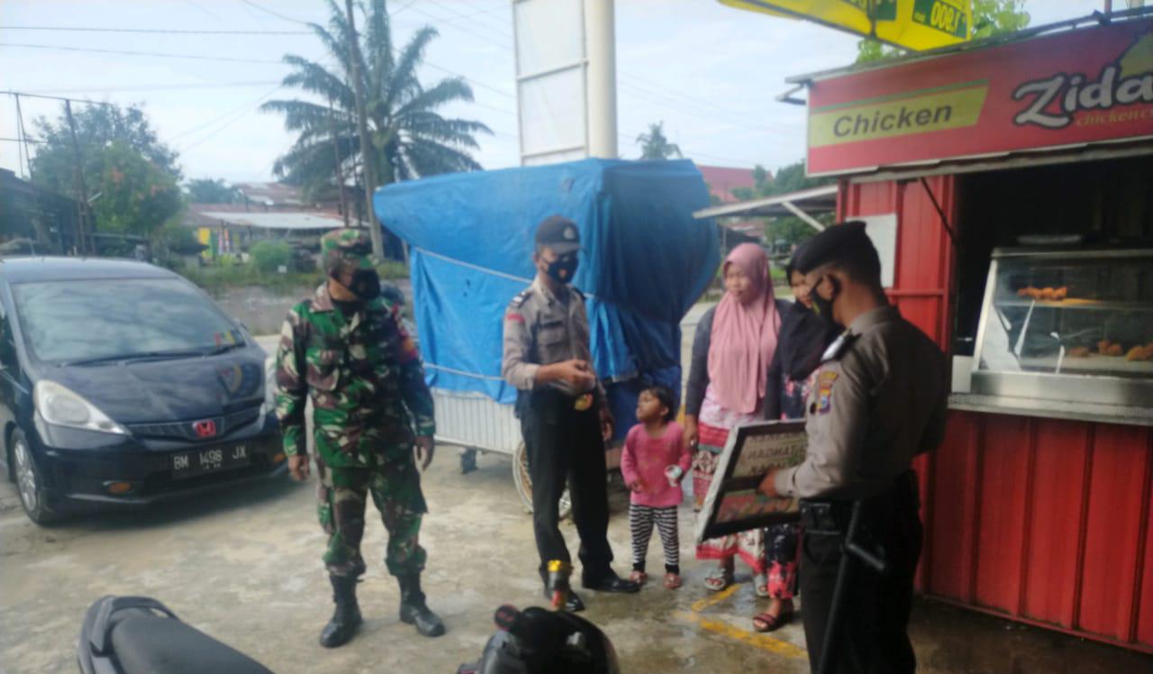 Polsek Bandar Sei Kijang Tegur Masyarakat yang Langgar Prokes