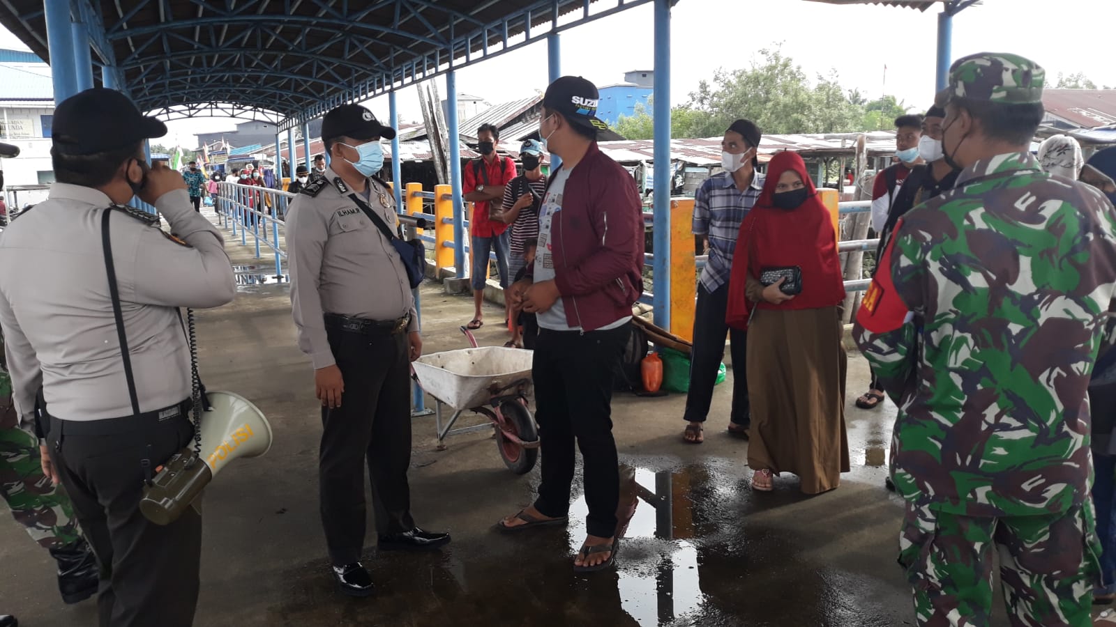 Polsek Kuala Kampar Tingkatkan Penanganan Corona