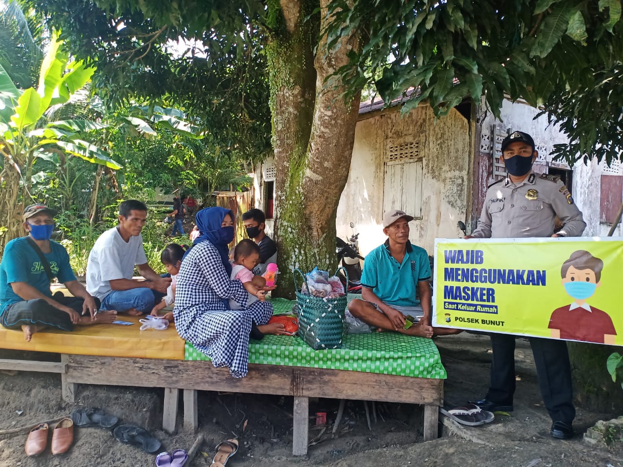 Polsek Bunut Terus Gencarkan Imbauan AKB di Wilayahnya
