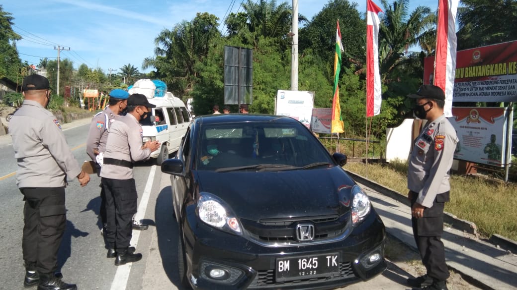 Polsek Bandar Sei Kijang Gelar Operasi Yustisi di Pos Pantau