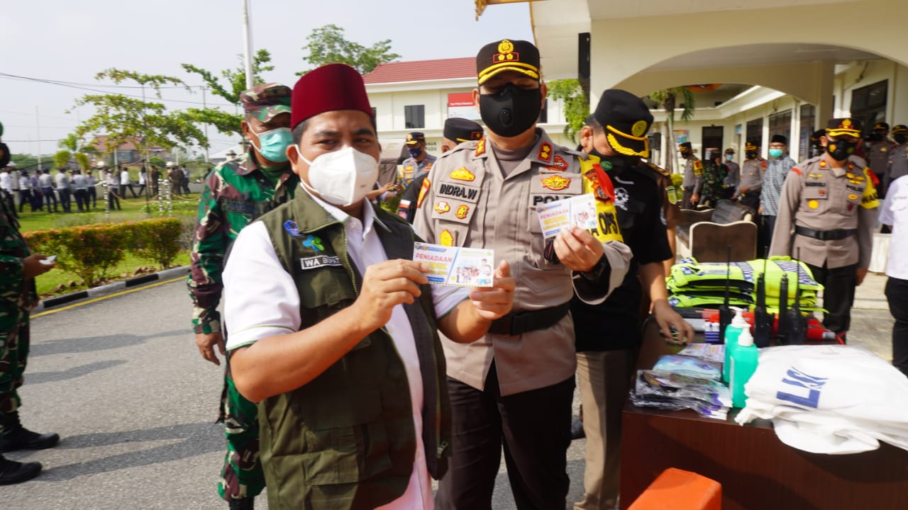 Polres Pelalawan Gelar Pelaksanaan Apel Operasi Ketupat Lancang kuning