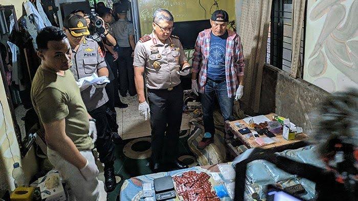 Polda Riau Grebek Home Industri Narkoba di Pekanbaru