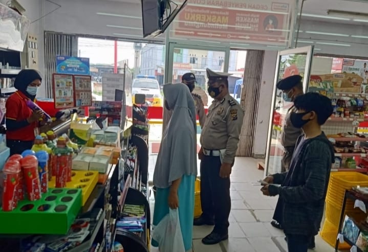 Pantau Keramaian, Polsek Pangkalan Kerinci Lakukan Patroli C3