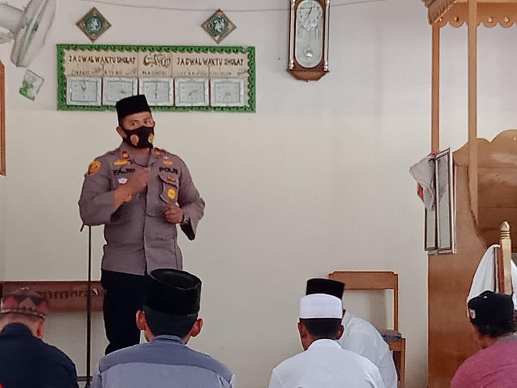 Kapolsek Kerumutan Laksanakan Jumling di Masjid Syuhadtu Ikhlas