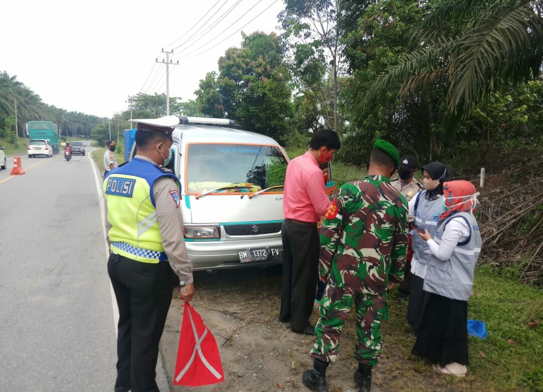 Cegah Covid 19 di Kecamatan Bandar Sei Kijang, Pos Pantau Prokes Dibuka Kembali