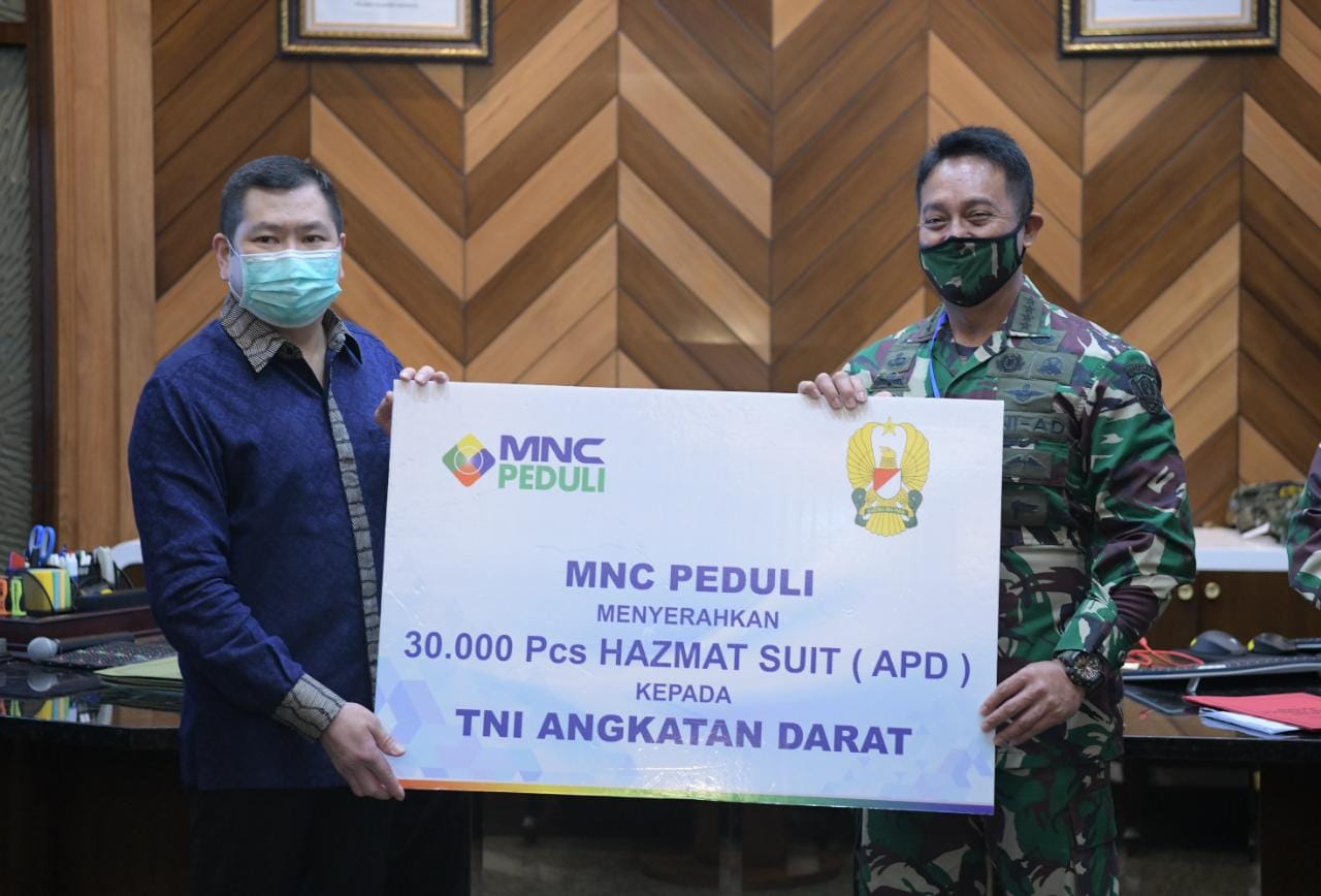 Bantuan 30.000 APD dari MNC Peduli Akan Didistribusikan ke 68 Rumah Sakit TNI AD