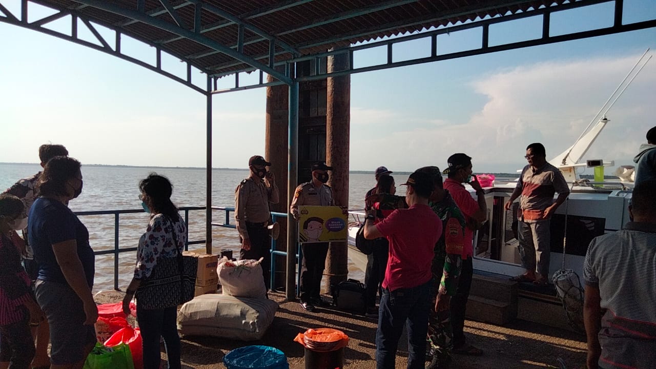 Polsek Kuala Kampar Tingkatkan Penanganan Covid-19 di Masa PPKM Berbasis Mikro