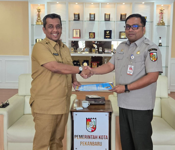 Zarman Candra Resmi Jadi Plh Sekda Kota Pekanbaru