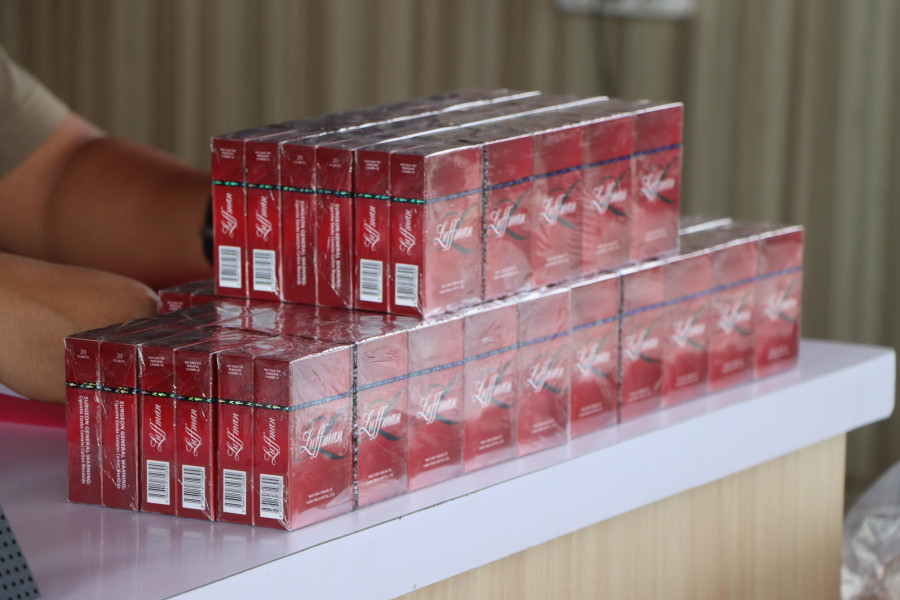 Polres Rokan Hulu Ungkap Kasus Peredaran Rokok Ilegal, Ribuan Bungkus Disita