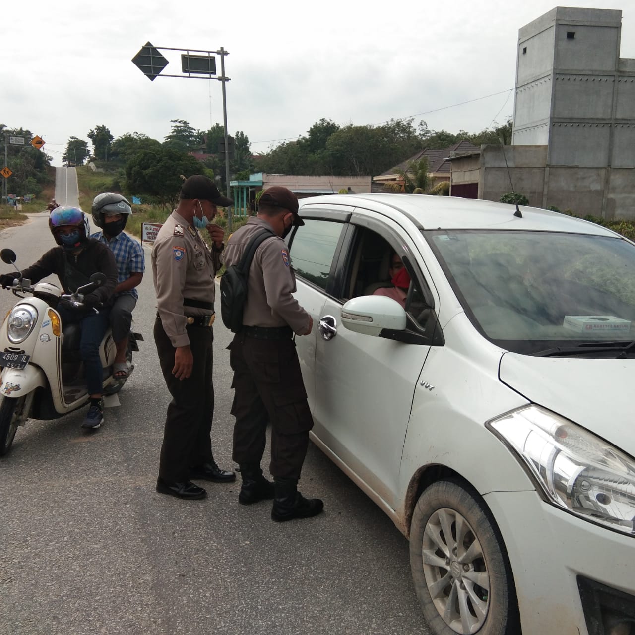 Polsek Bunut Tekan Penyebaran Covid-19 dengan Giatkan Operasi Yustisi