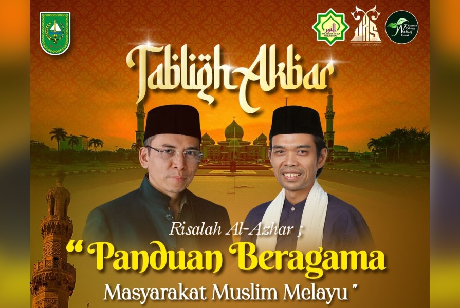 UAS dan TGB Tablig Akbar di Masjid Raya Annur Besok, Bahas Panduan Beragama Masyarakat Melayu