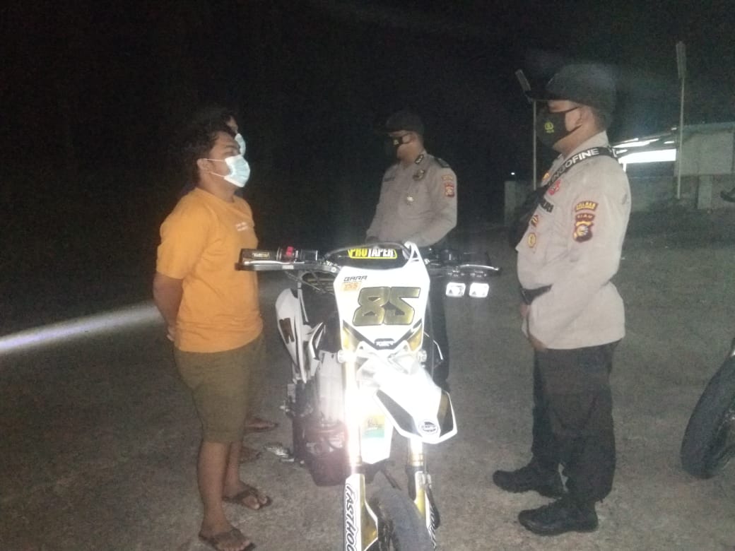 Jaga Keamanan Wilayah, Polsek Kerumutan Lakukan Patroli C3