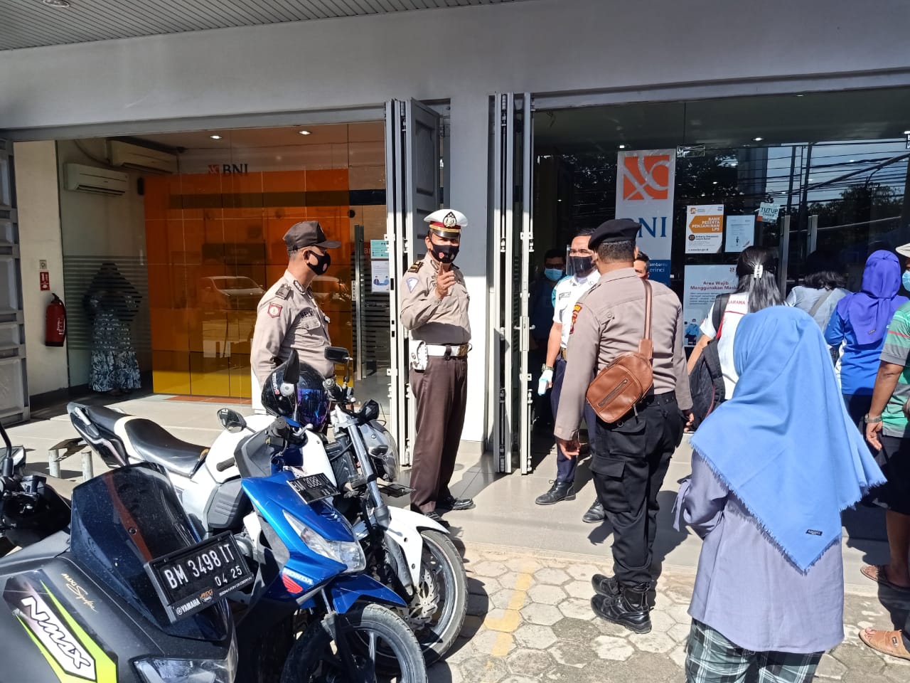 Pastikan Masyarakat Tetap Aman, Polsek Pangkalan Kerinci Gelar Patroli C3