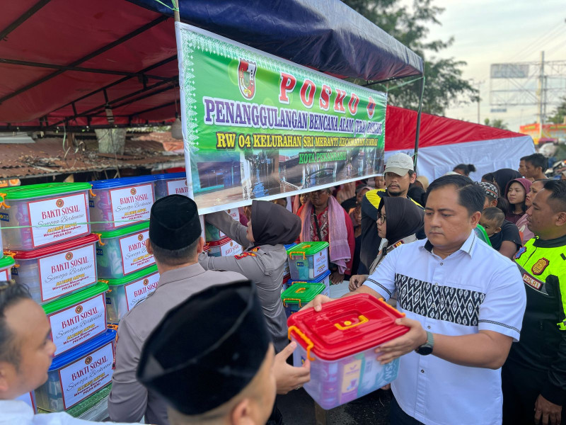Alumni Akpol Wiratama Bhayangkara Polda Riau Turun Tangan Berikan Bantuan dan Dukungan Psikologis untuk Korban Banjir