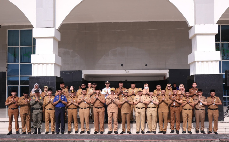 Pasca Libur Idulfitri, Kepala BKPSDM Ikut Apel Perdana Bersama Pj Wali Kota Pekanbaru