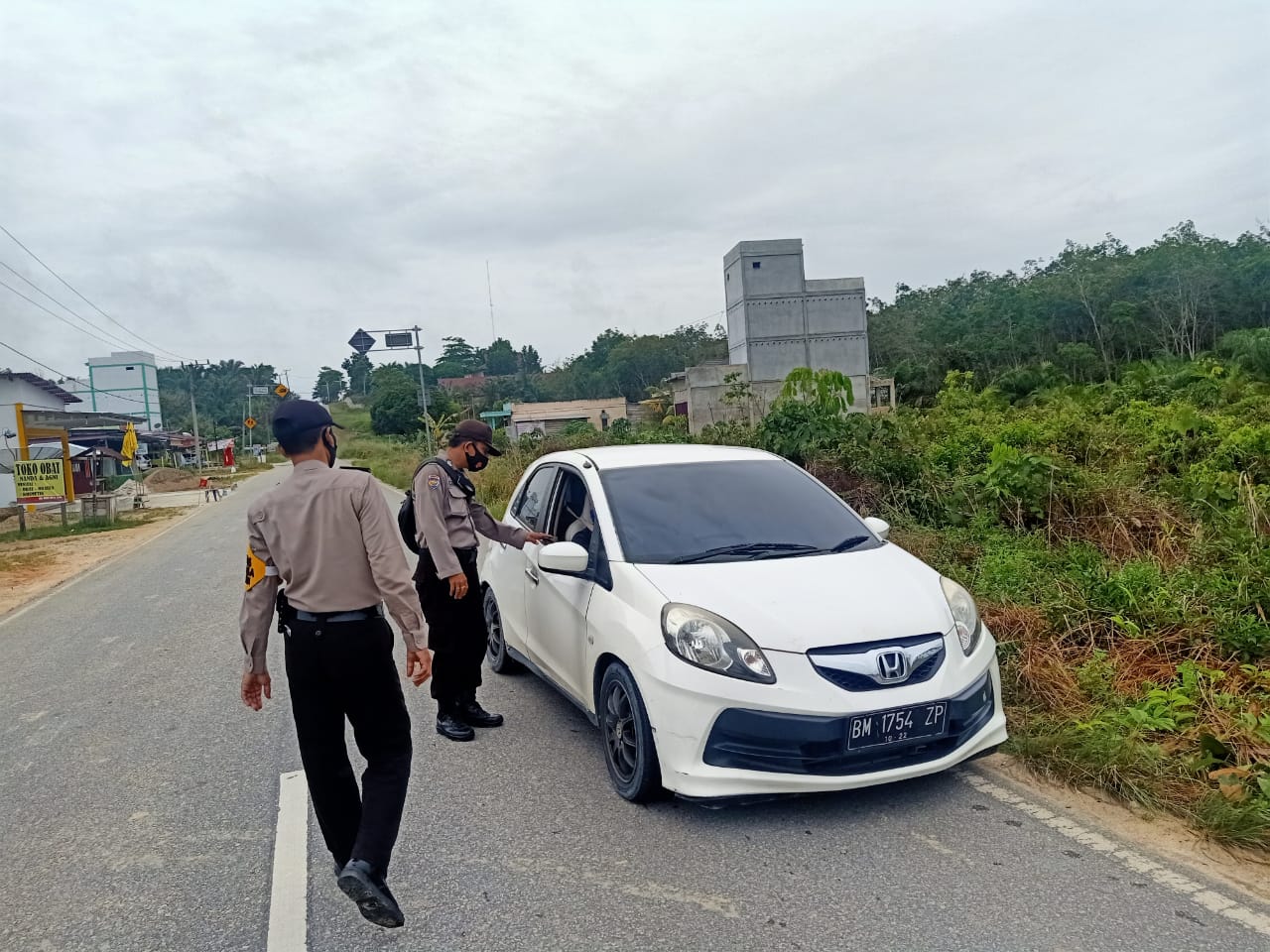 Antisipasi Unjuk Rasa, Polsek Bunut Lakukan Pemeriksaan