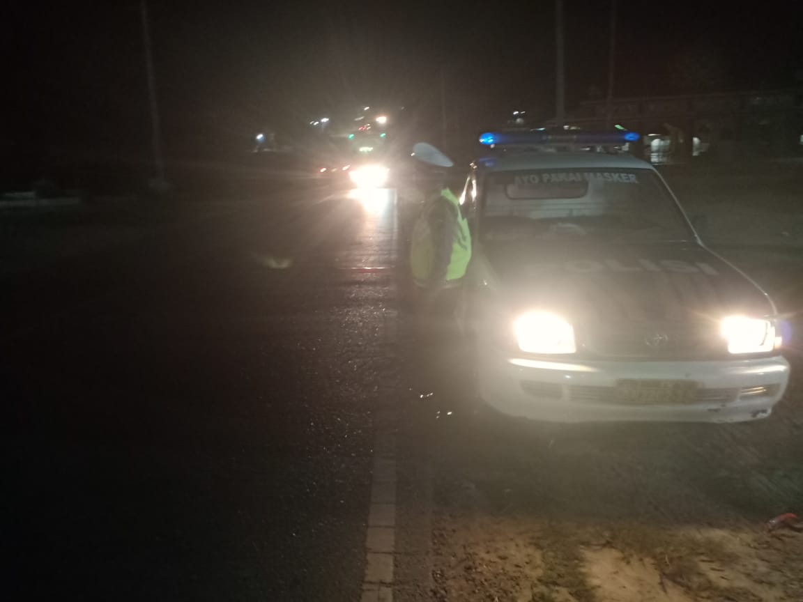 Antisipasi Laka Lantas, Polsek Pangkalan Kuras Kerahkan Personel untuk Atur Lalin