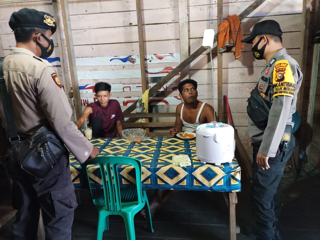 Polsek Teluk Meranti Gelar Operasi Yustisi Prokes di Wilayah Binaannya