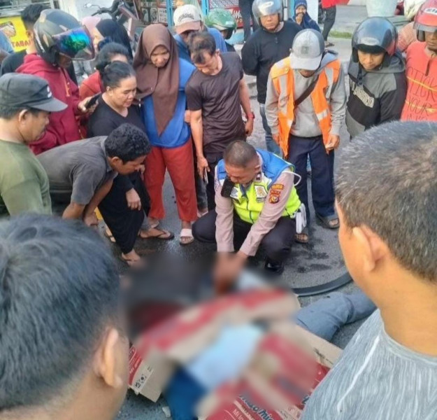 Pengendara motor di Pekanbaru Tewas Usai Ditabrak Mobil dari Belakang