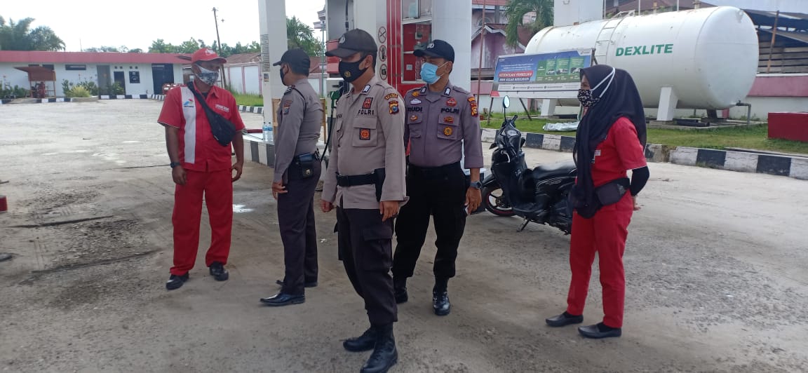 Antisipasi C3, Polsek Pangkalan Kerinci Gencar Patroli Keliling