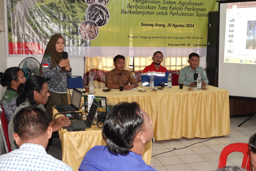 PHR dan RSF Gandeng KTH Siarang Arang Terapkan Sistem Agroforestri Berbasis Perikanan
