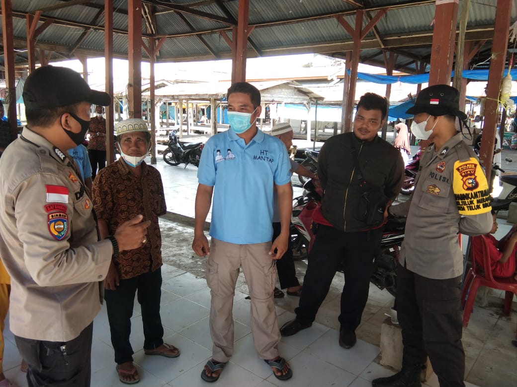 Polsek Teluk Meranti Kembali Razia Masker di Lintas Bono