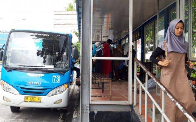 Halte Bus TMP Pekanbaru Rusak, Pemkot Siapkan Perbaikan Bertahap