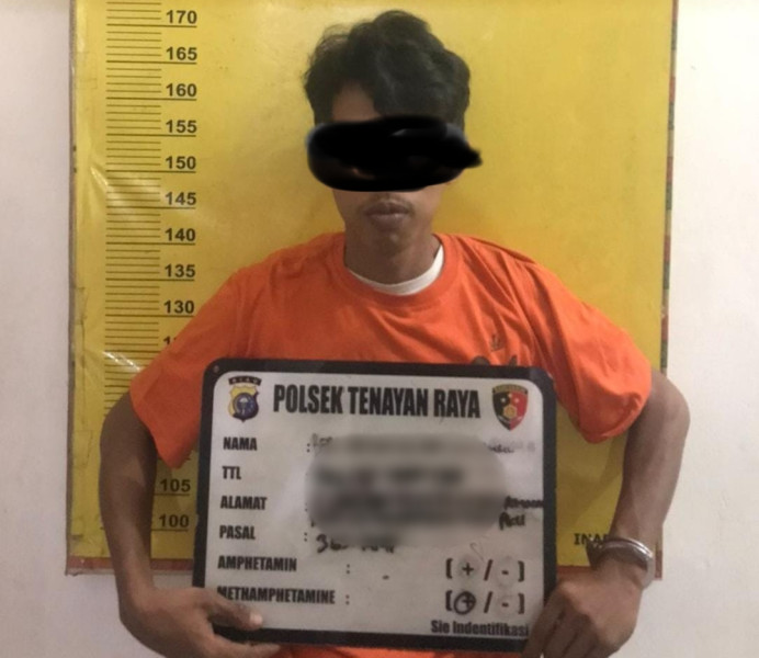Positif Narkoba, Pencuri Mesin Air di Pekanbaru Berhasil Diringkus